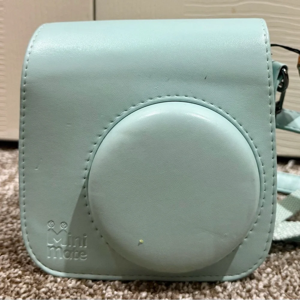 Fujifilm Instax Mini 9 Instant Film Camera Blue - With Protective Case